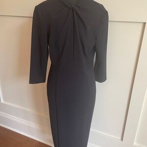 NWT Donna Morgan Elegant Black Dress travel fabric - size 6.